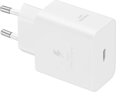 Produktbild von Samsung Schnellladegerät 45W Power mit 5A Kabel EP-T4511 White