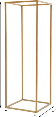 Obrázok produktu pre Sada kvetinových stojanov, elegantný geometrický dizajn, ideálna na podujatia, 80 cm, 10 ks