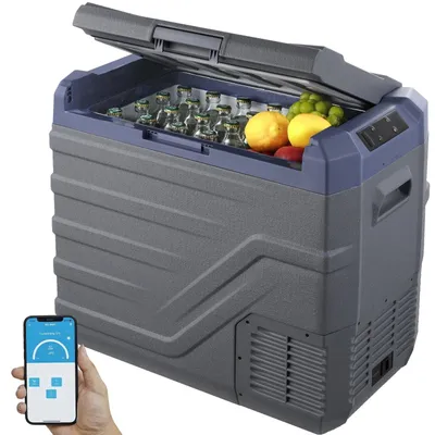 Immagine prodotto di Frigorifero portatile per auto - Borsa termica - Frigorifero per auto - Borsa termica per campeggio - 40 litri - Temperatura regolabile