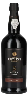 Image de Justino's Madeira 5 Years Old RESERVE Fine Rich 19% Vol. 0,75l