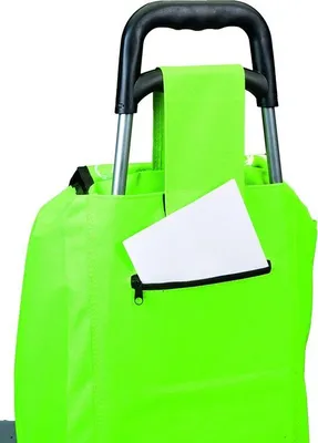 Zdjęcie produktu dla Wózek na zakupy na kółkach – składany – z wyjmowaną torbą na zakupy – wózek na zakupy