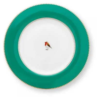 Image de PIP STUDIO Love Birds assiette à pain verte 17cm