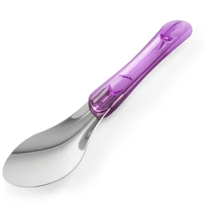 Produktbild von Eiscreme Spatel Stahl mit Tritan Griff lila - Hendi 755839
