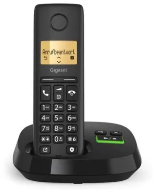 Produktbild von Gigaset PURE 100 AM schwarz Schnurlostelefon mit AB Int.Ware