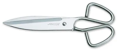 Küchenschere Edelstahl 200 mm, ergonomisch, silber