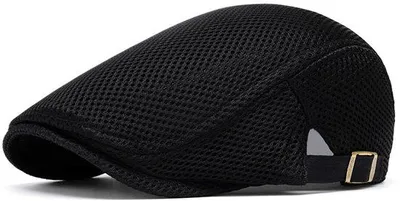 Immagine prodotto di Cappello estivo unisex in rete, con protezione solare, traspirante, regolabile, nero