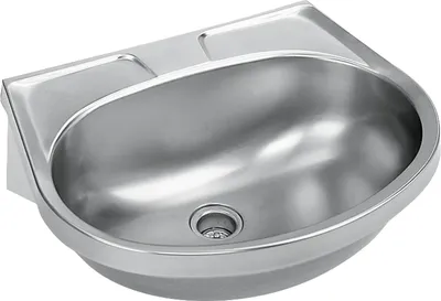 Produktbild von KWC AR Handwaschbecken, ANIMA, Edelstahl, 550x155x450 mm, ohne Überlauf