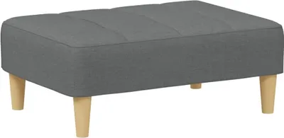 Immagine prodotto di Poggiapiedi Grigio Scuro 77x55x31 cm in Tessuto