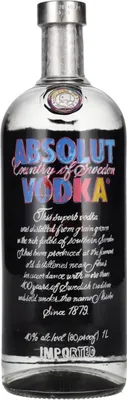 Image de Absolut Vodka ANDY WARHOL Édition limitée 40,00 %  1,00 litre