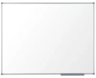 Produktbild von Nobo Prestige Emaille magnetische EcoWeißwandtafel, 1800 x 1200 mit Alurahmen, 1800 x 1200 mm, Emaille, Horizontal, Fixed, Magnetisch, Anti-Kratz-Beschichtung