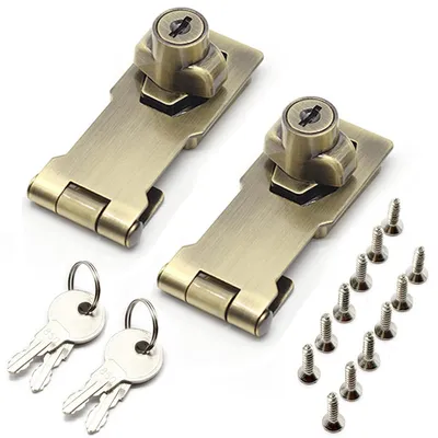 Productafbeelding van Beveiligingssloten met slot van zinklegering, 2 stuks