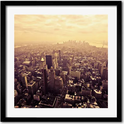 Produktbild von Bild - 50 cm x 50 cm - MDF - Rahmen, Wandkunst - Manhattan New York