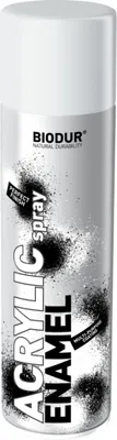 Produktbild von Biodur | Acrylfarbe - Weiß - 500ml, Sprühfarbe, Acryllack, Buntlack, Super Glanz