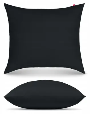 Produktbild von Softimi Kissenbezug 70x80cm Baumwolle 100% Schwarz Elegant