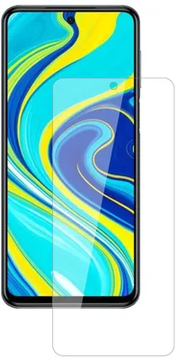 Produktbild von 1x Schutzfolie für Xiaomi Redmi Note 9 Pro - Anti-Shock 9H Folie dipos Glass Kunststoffglas