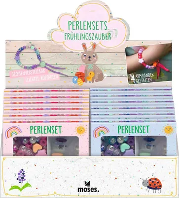 Produktbild von MOSES Perlenset Frühlingszauber Ostern Schmuck basteln