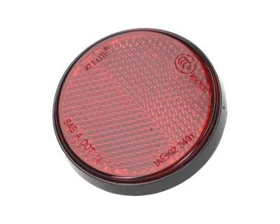 Produktbild von Reflektor rund 55mm rot schraubbar