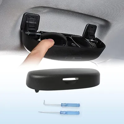 Immagine prodotto di Custodia per occhiali da auto, colore nero, compatibile con Seat Ateca, Skoda Kodiaq, Koraq, modelli dal 2017 al 2024