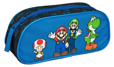 Produktbild von Undercover Federmäppchen Super Mario Blau mit Reißverschluss
