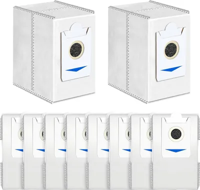 Produktbild von Staubbeutel für Ecovacs T30S / T30S PRO / X5 Omni/Deebot X2 Omni /X2 Pro Saugroboter,Aktivkohle Staubbeutel Zubehör,10 Stück 3L Kapazität Staubsaugerbeutel Ersatzteile(Nicht für T30S COMBO)