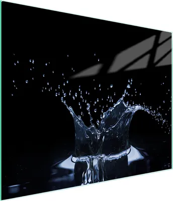 Obrázok produktu pre Sklenená doska na krájanie 52x30 voda