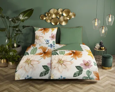 Produktbild von Duvet cover Descanso 135x200 + 1* 80x80 cm - flowers