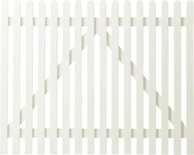 Produktbild von Plus Vorgartentor Retro 150 x 120 cm weiß