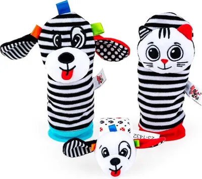 Image de Hochet à chaussettes et à poignées