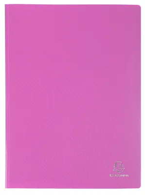 Produktbild von Exacompta 8867E Sichtmappe Opak PP blickdicht, 24 x 32 cm, für DIN A4, 60 Krista