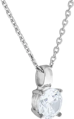 Produktbild von V Collier 925/- Sterling Silber 45cm weiß Zirkonia weiß 360242103-45