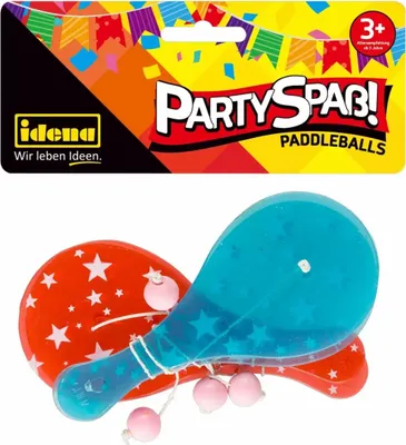 Obrázek produktu pro IDENA Idena party fun paddleballs 4 kusy, od 3 let