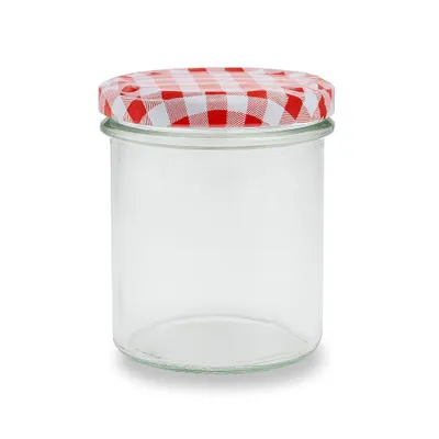 Produktbild von 24x EINMACHGLÄSER 350ml STURZGLÄSER MARMELADENGLÄSER 235-900ml mit Deckel Glas Einweckglas Einkochglas Konservierungsglas