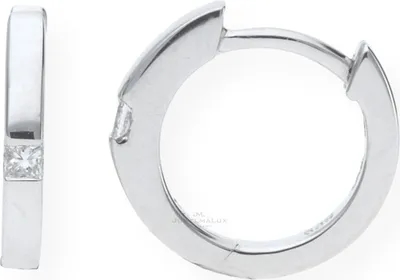 Produktbild von JuwelmaLux Creolen 585 Weißgold mit Brillant JL10-06-0910