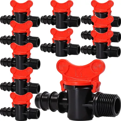 Obrázek produktu pro Kulový ventil 16 mm 1/2" vnější závit kohoutek zátka konektor kapací hadice 10x
