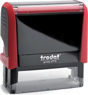 Produktbild von trodat Textstempelautomat Printy 4915 4.0 7-zeilig rot mit Gutschein
