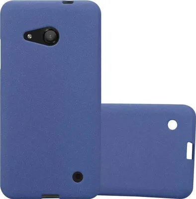 Produktbild von Cadorabo Schutzhülle für Nokia Lumia 550 Hülle in Blau Handyhülle TPU Etui Cover Case