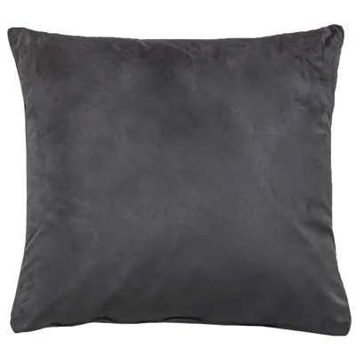 Produktbild von Sofakissen mit Füllung »Milano« HxB 45x45 cm Schwarz Dekokissen mit Komfort-Samt-Bezug und Reißverschluß mit Füllkissen Extra Weich Couchkissen, 203572