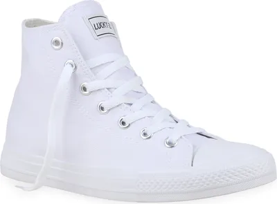 Produktbild von VAN HILL Herren High Top Sneakers Schnürer Sportschuhe 72046, Farbe: Weiß Weiß, Größe: 41