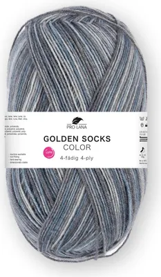 Produktbild von Pro Lana GOLDEN SOCKS color 100 g 4-fach Sockenwolle 420 m Farbe 725