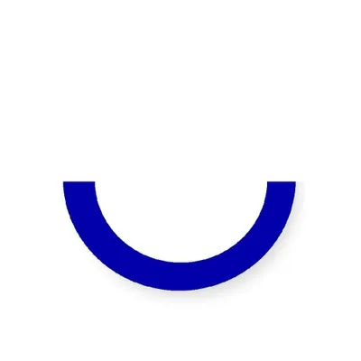 Produktbild von SINA Legematerial Halbringe in 4 Farben - Größe 60mm (blau)