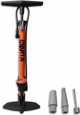 Produktbild von Lynx fahrradpumpe mit Manometer 6 Bar orange