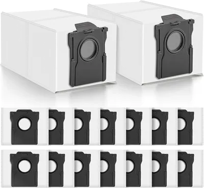 Produktbild von 16 Stück Staubbeutel für Dreame L10s Ultra Gen 3 / Gen 2 / X50 Ultra Complete / L40s / L40 Ultra / Matrix10 Ultra / Aqua10 Ultra / X30 / X40 / Mova P50 Pro Ultra, Ersatzbeutel