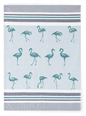 Produktbild von Küchentuch - Geschirrtücher - 100% Baumwolle - 240 g/m2 - 50x70 cm - Hochwertige Geschirrhandtücher - Grün - FLAMINGOS