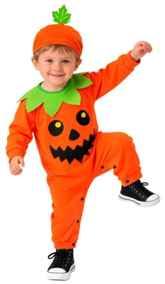 Produktbild von Overall Kürbis Baby Kostüm Halloween, Groesse:98