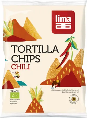 Image de Chips de maïs tortilla - Chili 90g