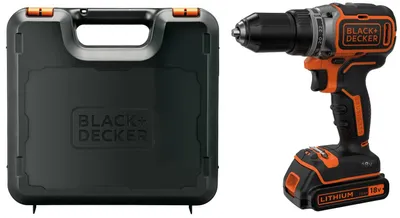 Immagine prodotto di Black & Decker Akku-Bohrschr.18V 1,5Ah,buerstenlos,Kof