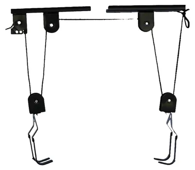 Immagine prodotto di Sollevatore per biciclette, portata 60 kg, facile montaggio a soffitto, nero