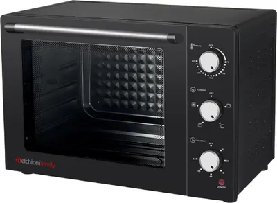 Zdjęcie produktu dla Melchioni Enjoy 63, 63 l, 220 W, Wolnostojący, Czarny, Obrotowy, Szkło