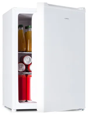 Image de Klarstein Mini Frigo de Chambre de 67L pour Boissons et Bieres, Petit Frigo Silencieux, Mini Bar Intérieur/Ext, Petit Refrigerateur Camping, Stockage de Vins, Cosmetique, Étagères Réglables, 5-14°C