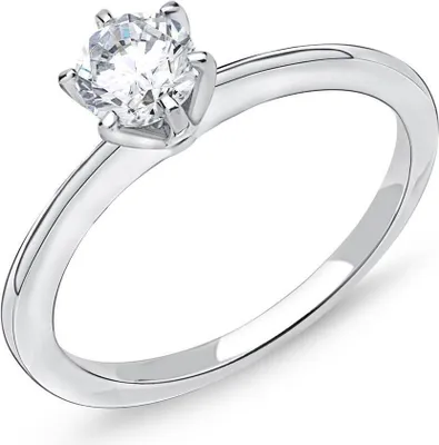 Produktbild von Verlobungsring Silber Krappen Zirkonia 5,0 mm VR0123